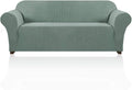 Oversized Stretch Sofa Cover Slipcover 1-Piece, Spandex Jacquard Fabric Universal Couch Cover for 3 Cushion, Washable Non Slip Sofa Cover, Pet Friendly(XL Sofa 101"-110", Sage)