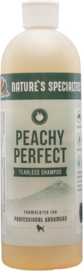Nature's Specialties Peachy Perfect Ultra Concentrated Dog Shampoo for Pets, Makes up to 96 oz, Natural Choice for Professional Groomers, Gentle on Skin & Coat, Made in USA, 16 oz