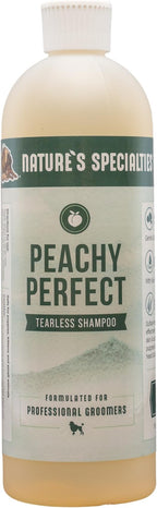 Nature's Specialties Peachy Perfect Ultra Concentrated Dog Shampoo for Pets, Makes up to 96 oz, Natural Choice for Professional Groomers, Gentle on Skin & Coat, Made in USA, 16 oz