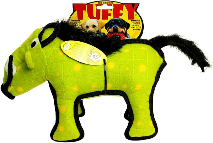 TUFFY® : 2 Pack Warthog Dog Toy: Ultra Durable Plush Toy with Multiple Layers & Reinforced Seams, Washable and Floats, Original Construction