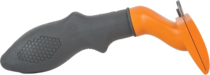 FURminator Medium Dog Undercoat deShedding Tool for Long Hair | Reduces Loose Hair From Shedding, Easy Clean-Up, For 25-50 lbs, Use Weekly, Ergonomic Handle For Comfort