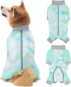Dog Cooling Sun Protection Suit, Outdoor Fashion Onesie, UPF 50+ Lightweight Breathable Quick-Dry, Anti-Dirt & Anti-Shedding, Zipper Design for Easy Dressing Undressing (Cyan, Medium)