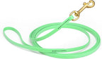 Viper Biothane K9 Working Dog Leash Waterproof Lead for Tracking Training Schutzhund Odor-Proof Long Line with Solid Brass Snap for Puppy Medium and Large Dogs, 20ft Sea Foam Green
