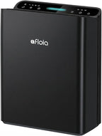 Afloia Air Purifier for Home, PM2.5 Air Quality Monitor, Smart Auto Mode | Europa 2.0 Black purifies up to 2,000 ft² with a washable pre-filter to capture pet hair, smoke, dust, mold and allergens.