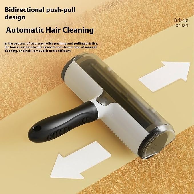 Pet Hair Roller Reusable Self Cleaning Sticky Lint Roller for Dog Hair Cat Fur, Carpet Rake Deshedder Fur Remover for Furniture Couch Clothes Car Upholstery