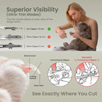 Necoichi Purrcision Stainless Steel Cat Nail Clipper, Made in Japan (Gray)
