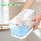 12 Lbs Rice Flour Sugar Storage Containers Dry Food Holder with Flip-up Lid | Airtight 6.5 Qt Crystal-Clear BPA Free Plastic Pet Dog Food Storage Container Bin for Kitchen Pantry Organization