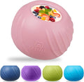 Long-Lasting Dog Lick Toy, Wobbly Dog Enrichment Lick Bowl to Keep Dogs Busy, Interactive Stuffable Dog Treat Feeder for Boredom, Silicone Treat Dispensing Chew Toy(Pink,L)