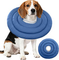 IDOMIK Dog Recovery Collar, Waterproof Soft Dog Cone After Surgery | Comfy Protective Elizabethan Collar Alternative for Dogs Cats, Adjustable Pet Neck Donut Cone Anti-Licking Wounds,Navy,XL