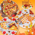 60 Pcs Fall Thanksgiving Dog Bandanas Bulk Adjustable Dog Scarves Pumpkin Turkey Puppy Bandanas Autumn Pet Neckerchief Washable Holiday Bandana for Small Medium Large Dog Pet Grooming Accessories - Image 5