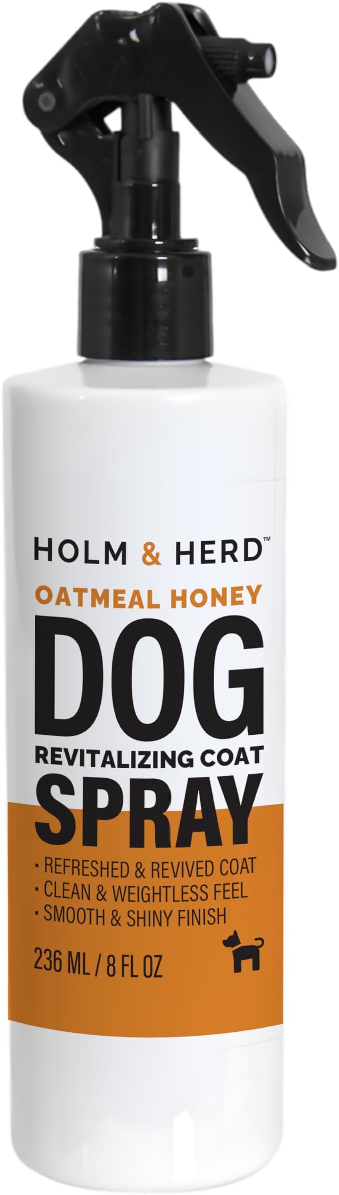 Holm & Herd Oatmeal Honey Dog Care Gift Bundle – 3 Piece Grooming Set with Bubble Bath Shampoo, Deodorizing Spray & Serum – Soothing Dog Gift for Sensitive Skin (Oatmeal Honey)