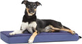 BarkBox Orthopedic Dog Bed - Medium | with Memory Foam - Comfortable, Durable & Machine Washable Pet Bed - Navy