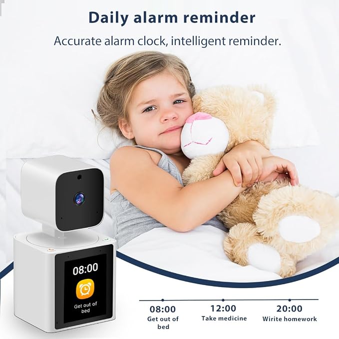 Two-Way Video Camera,Pet Dog Camera 1080P Dome Camera CS10 | Security Camera Indoor，Monitor for Elderly/Baby/Nanny/Pet/Dog with app, Pan/Tilt WiFi Cameras, Night Vision,