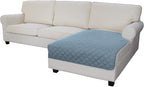 Easy-Going Sectional Couch Covers for Dogs L Shape Sofa Cover Reversible Sofa Slipcover Chaise Lounge Cover Furniture Protector Cover for Pets Dog Cat (42 x 52 inches, Light Blue/Light Blue) | Soft Sofa Slipcover For Dogs, Fits Left/Right Chaise Lounge...