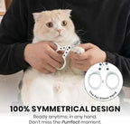Necoichi Purrcision Stainless Steel Cat Nail Clipper, Made in Japan (White)