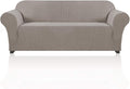 Oversized Stretch Sofa Cover Slipcover 1-Piece, Spandex Jacquard Fabric Universal Couch Cover for 3 Cushion, Washable Non Slip Sofa Cover, Pet Friendly(XL Sofa 101"-110", Taupe)