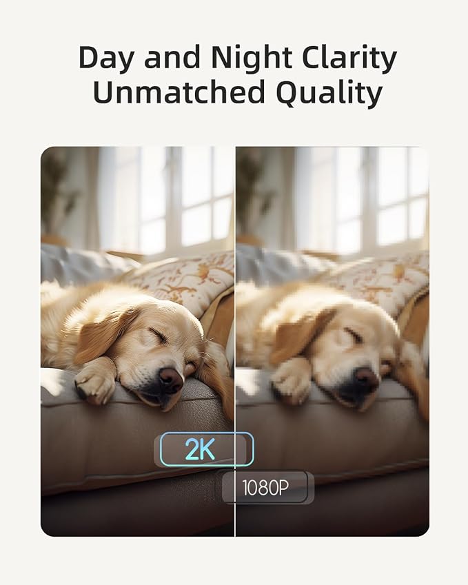 blurams Indoor Security Camera, 5GHz/2.4GHz Dual-Band, 2K PZT Pet Camera with Phone App, 360° Cameras for Home Security, 2-Way Audio, Motion Tracking, Night Vision, Siren, Cloud&SD