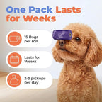 Best Pet Supplies Poop Bags for Dogs - Lavender, 150 Count | Scented, Leak-proof, Easy-Tear perforations, 15 Thick Bags per roll, Outdoor Walking & Travel, Fits Standard Holders