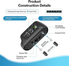 Rechargeable Dog Bark Collar with Beep Vibration and Shock,Anti Barking Collar for Small Medium Large Dogs, Humane Dog Training Device with 5 Adjustable Sensitivity Levels