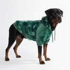 Spark Paws Dog Hoodie – Premium Dog Sweater for Small, Medium, and Large Dogs | Warm Outfits for French Bulldogs, Pitbull, Puppy, Winter Jacket Alternative - Green Skydye, 4XL
