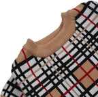 Everything Chic Luxury Dog Sweater – Soft Knit Designer Pet Outfit for Small Dogs & Puppies, XS–L, Stylish Warm Clothing for Yorkies, Chihuahuas, Dachshunds, Maltese, French Bulldog