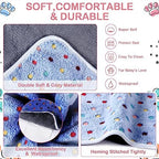 Reginary 4 Pcs Guinea Pig Fleece Cage Liners, Colorful Dot, 24 x 47 Inch - Image 6