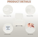 Easy-Going 100% Waterproof Recliner Chair Cover，1-Piece Recliner Slipcover | Dual Waterproof Couch Cover for Recliner，Leakproof Furniture Protector for Kids Pets Dog Cat Daily Stain, Cream
