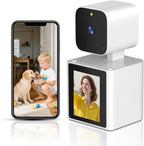 Two-Way Video Camera,Pet Dog Camera 1080P Dome Camera CS10 | Security Camera Indoor，Monitor for Elderly/Baby/Nanny/Pet/Dog with app, Pan/Tilt WiFi Cameras, Night Vision,