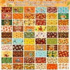 60 Pcs Fall Thanksgiving Dog Bandanas Bulk Adjustable Dog Scarves Pumpkin Turkey Puppy Bandanas Autumn Pet Neckerchief Washable Holiday Bandana for Small Medium Large Dog Pet Grooming Accessories - Image 4
