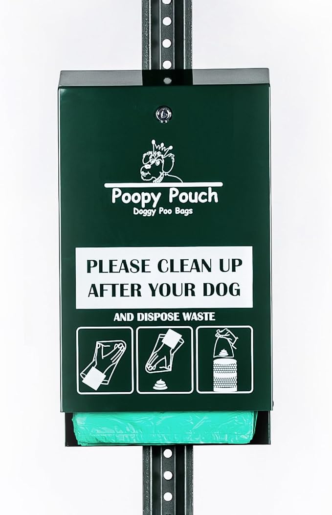 Header Pet Waste Station Bags - 2,400pcs of 8" x 13" Hanging Dog Waste Station Bags - Light, Durable, & Opaque Design - Single-Pull & Easily Disposable Refills
