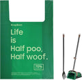 60 Count Extra Large Dog Poop Bags for A&H Swivel Bin Pooper Scooper, Pet Waste Bags with Handle for Dog Poop Cat Litter, Heavy Duty Leakproof Unscented (Only Dog Poop Bags)