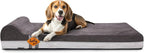Laifug Orthopedic Dog Beds for Large Dogs,3" Memory Foam Dog Beds,Durable Water Proof Liner Removable and Washable, Nonskid Bottom,Grey 40"x25"x5.5"