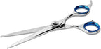 Laazar Pet Grooming Set - 7" Straight Pet Grooming Scissors & 6.5" Pet Thinning Shears with 42 Teeth | Professional Dog Scissors Kit | Use as Cat and Dog Shears