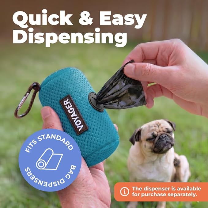 Best Pet Supplies GRS Poop Bags for Dogs - Black, 600 Count, Unscented | Unscented, 50% Post-Consumer Recycled Plastic, Leak-proof, Easy-Tear perforations, Thick Bags, Fits Standard Holders