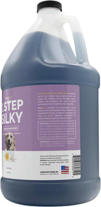 Bark2Basics One Step Silky Dog Shampoo and Conditioner, 1 Gallon - All-Natural Ingredients, 2 in 1 Formula, 16 to 1 Concentration, Detangles and Strengthens, Professional Grade | 16:1 Concentrate, Detangles, Strengthens and Adds Shine, Silky Soft Coats...