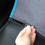 Kurgo Coast to Coast Hammock, Heather Grey, 55" Wide | Full-Coverage Seat Cover with Rufftex Floor Guard, Protects from Muddy Paws & Pet Hair, Water & Stain Resistant, Secure Fit