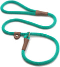Mendota Pet Slip Leash - Dog Lead and Collar Combo - Made in The USA - Kelly Green, 1/2 in x 4 ft - for Large Breeds