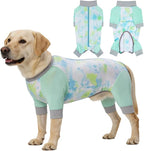 Dog Cooling Sun Protection Suit, Outdoor Fashion Onesie, UPF 50+ Lightweight Breathable Quick-Dry, Anti-Dirt & Anti-Shedding, Zipper Design for Easy Dressing Undressing (Cyan, XXX-Large)