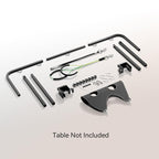 Pet Grooming Arm for Table, 42" H, 27-39" W with Hammock & 2 No-Sit Nooses | Adujustable, Heavy-Duty Dog Grooming Station with clamp for Home Use, Nail Trimming & Drying
