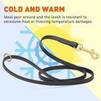 Viper Biothane Working Lead for Dogs 4ft, Black
