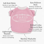 Everything Chic Luxury Dog Sweater – Soft Knit Designer Pet Outfit for Small Dogs & Puppies, XS–L, Stylish Warm Clothing for Yorkies, Chihuahuas, Dachshunds, Maltese, French Bulldog