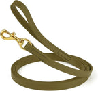 Viper Biothane K9 Working Dog Leash Waterproof Lead for Tracking Training Schutzhund Odor-Proof Long Line with Solid Brass Snap for Puppy Medium and Large Dogs, 15ft Olive Drab Green