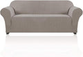 Stretch Sofa Cover Slipcover Couch Covers for 3 Cushion Couch Furniture Protector Sofa Covers with Non Slip Elastic Bottom Dogs Pet Friendly Fitted(Large Sofa 90"-100",Taupe)