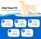 AMZNOVA Dog Swim Vest Shark Dog Life Jacket Life Vest | Lifejacket with Shark Fin & Handle for Boating & Swimming, High Visibility Adjustable for Doggy Cat Puppy, XL, Pink