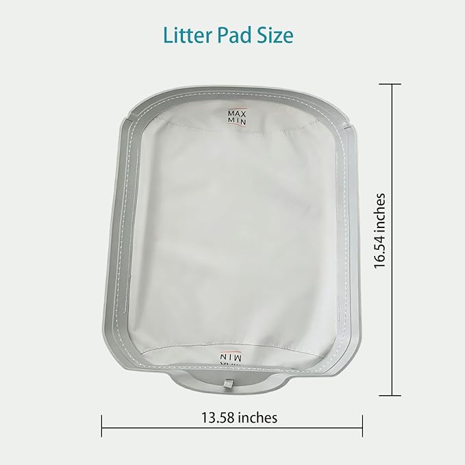 Waterproof Pad for Self Cleaning Litter Box | Washable Removable Cat Litter Box Pad, Leak-Proof Replacement Liner Accessories