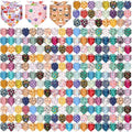 Geyoga 240 Pcs Dog Bandanas Bulk Summer Pet Bandanas with Paw Print by Geyoga