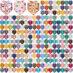 Geyoga 240 Pcs Dog Bandanas Bulk Summer Pet Bandanas with Paw Print by Geyoga