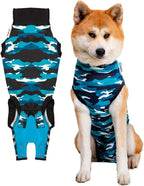 Suitical Recovery Suit Dog, Large, Blue Camouflage