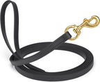 Viper Biothane K9 Working Dog Leash Waterproof Lead for Tracking Training Schutzhund Odor-Proof Long Line with Solid Brass Snap for Puppy Medium and Large Dogs, 20ft Black