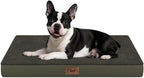 Orthopedic Waterproof Dog Bed for Small Dogs and Cats | Egg Crate Foam for Joint Support, Fits 30x19 Crates, TPU Waterproof Layer, Machine Washable 1680D Oxford Cover, Up to 30 lbs